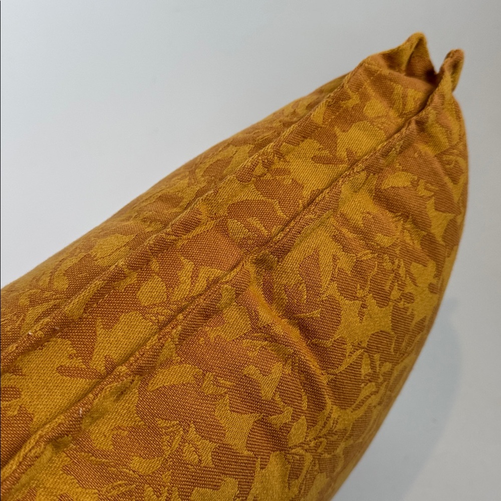 PAD Home Design Concept Gaida Mustard Colored Pillow 15”x15” - Picture 8 of 11